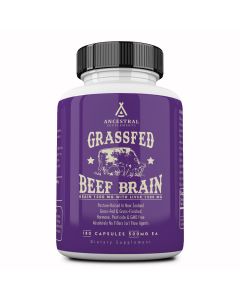 Grass Fed Beef Brain With Liver Ancestral Supplements