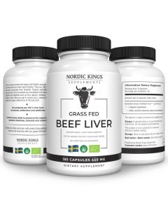 100% Grassfed & Organic beef liver capsules