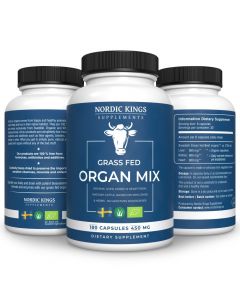 100% Grassfed & Organic Organ mix