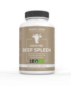 Grass Fed & Organic Beef Spleen 180 capsules