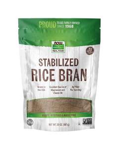 Now Foods Real Food Stabilized Rice Bran 567g