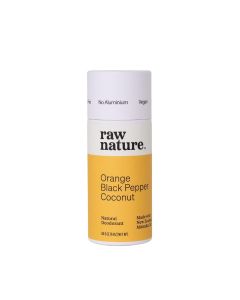 Raw Nature - Natural Deodorant - Orange Black Pepper Coconut