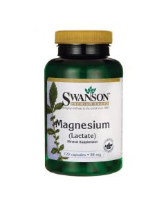 Swanson Magnesiumlaktat 120 kapslar